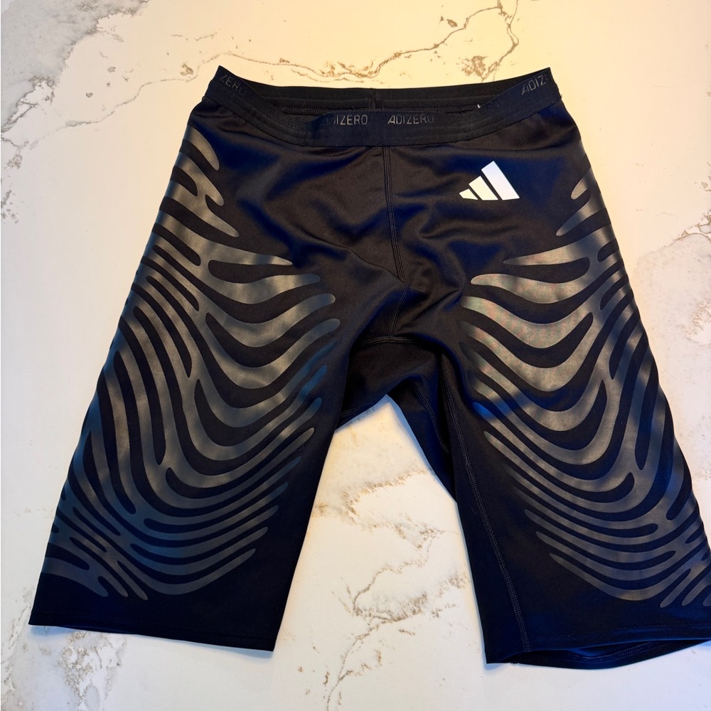 Adidas Black Adizero Control Short Leggings
